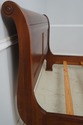 70093: Crescent Cherry Queen Size Sleigh Bed	