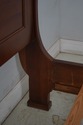 70093: Crescent Cherry Queen Size Sleigh Bed	