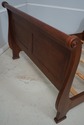 70093: Crescent Cherry Queen Size Sleigh Bed	