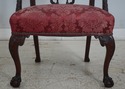 70081: Vintage Mahogany Carved Chippendale Style L