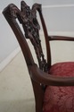 70081: Vintage Mahogany Carved Chippendale Style L
