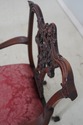 70081: Vintage Mahogany Carved Chippendale Style L