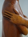 F74844: Life Size Modern Design Woman Wood Carved 