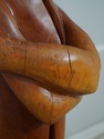 F74844: Life Size Modern Design Woman Wood Carved 