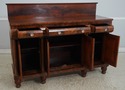 F74727: Antique Empire Style Flame Mahogany Server