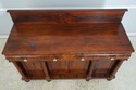 F74727: Antique Empire Style Flame Mahogany Server