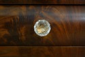 F74727: Antique Empire Style Flame Mahogany Server