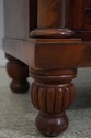 F74727: Antique Empire Style Flame Mahogany Server