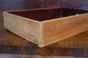 F74727: Antique Empire Style Flame Mahogany Server