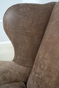74955: RALPH LAUREN Leather Chippendale Wing Chair