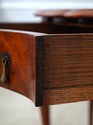 L74931: Vintage Burl Walnut George II 1 Drawer Con