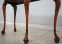 L74931: Vintage Burl Walnut George II 1 Drawer Con