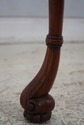 L74931: Vintage Burl Walnut George II 1 Drawer Con