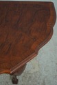 L74931: Vintage Burl Walnut George II 1 Drawer Con