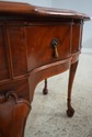 L74931: Vintage Burl Walnut George II 1 Drawer Con