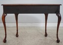 L74931: Vintage Burl Walnut George II 1 Drawer Con