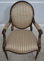 L74942: Set of 8 Louis XVI Style Oval Back Dining 