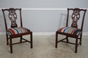 L74938: Set of 8 MAITLAND SMITH Mahogany Dining Ch