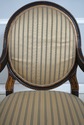 L74942: Set of 8 Louis XVI Style Oval Back Dining 