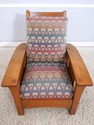 74965: STICKLEY Mission Oak Morris Chair & Ottoman