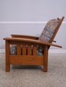 74965: STICKLEY Mission Oak Morris Chair & Ottoman