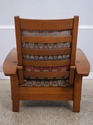 74965: STICKLEY Mission Oak Morris Chair & Ottoman