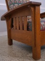 74965: STICKLEY Mission Oak Morris Chair & Ottoman