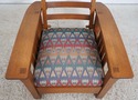 74965: STICKLEY Mission Oak Morris Chair & Ottoman