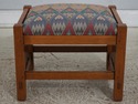 74965: STICKLEY Mission Oak Morris Chair & Ottoman