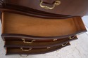 74943: BAKER Mahogany Inlaid Bow Front High Chest