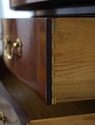 74943: BAKER Mahogany Inlaid Bow Front High Chest