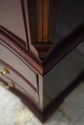 74943: BAKER Mahogany Inlaid Bow Front High Chest