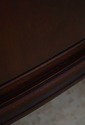 74943: BAKER Mahogany Inlaid Bow Front High Chest