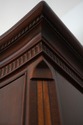 74943: BAKER Mahogany Inlaid Bow Front High Chest