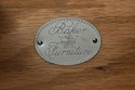 74943: BAKER Mahogany Inlaid Bow Front High Chest