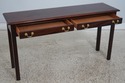 74934: STICKLEY Mahogany 2 Drawer Console Table