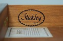 74934: STICKLEY Mahogany 2 Drawer Console Table