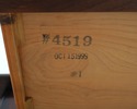 74934: STICKLEY Mahogany 2 Drawer Console Table