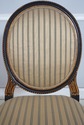 L74942: Set of 8 Louis XVI Style Oval Back Dining 