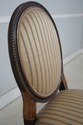 L74942: Set of 8 Louis XVI Style Oval Back Dining 