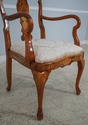 61544EC: Pair Highly Inlaid Marquetry Armchairs