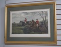 F61541EC/42EC: Pair Vintage 1880s English Hunt Sce