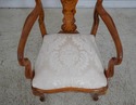 61544EC: Pair Highly Inlaid Marquetry Armchairs