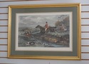 F61541EC/42EC: Pair Vintage 1880s English Hunt Sce