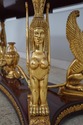 L61547EC: French Empire Full Winged Sphinx Marble 