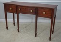 61551EC: WRIGHT TABLE CO 3 Drawer Mahogany Sideboa