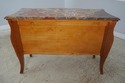 L61548EC: French Louis XV Inlaid Marble Top Commod