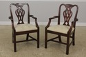 L57104EC: Set Of 6 BAKER Chippendale Mahogany Dini