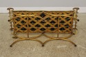 57151EC: Italian Gold Gilt Metal Window Bench