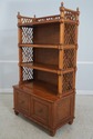 65719EC: Pair TOMMY BAHAMA Rattan File Drawer Open